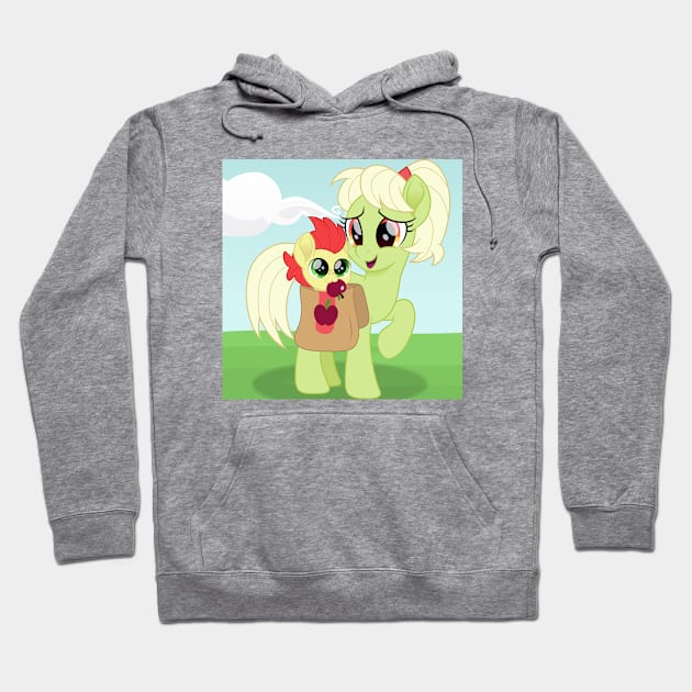 Baby Bright Mac and Granny Smith scene Hoodie by CloudyGlow